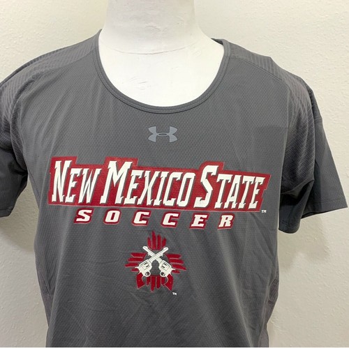 Under Armour Heatgear Loose Fit New Mexico Soccer Team Women's Size L T-Shirt - Picture 7 of 11