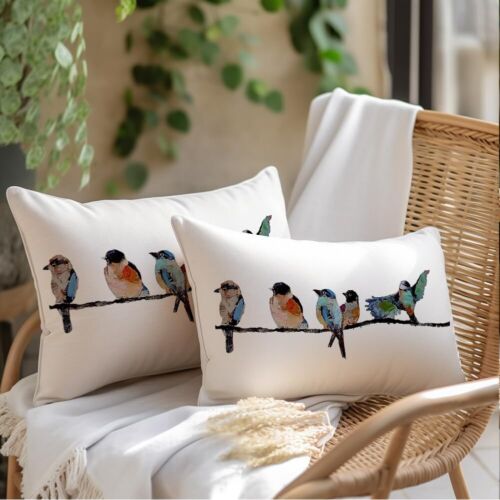 12x20 Lumbar Pillow Decorative Throw Pillows,Small Throw Pillows for Couch,Hand - Picture 7 of 9