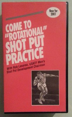 COME TO ROTATIONAL SHOT PUT PRACTICE   VHS VIDEOTAPE