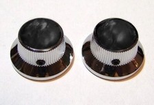 GUITAR KNOBS - BLACK PEARL Tophat Top Hat Bel...