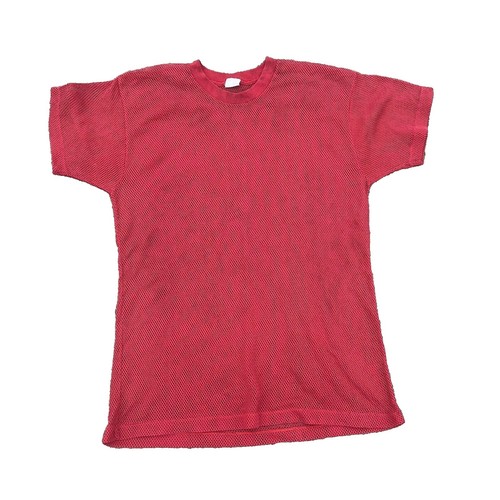 STEAMBOAT 90sヴィンテージtシャツ Vintage 90 Steamboat Stitched Red T-shirt Size Large Short