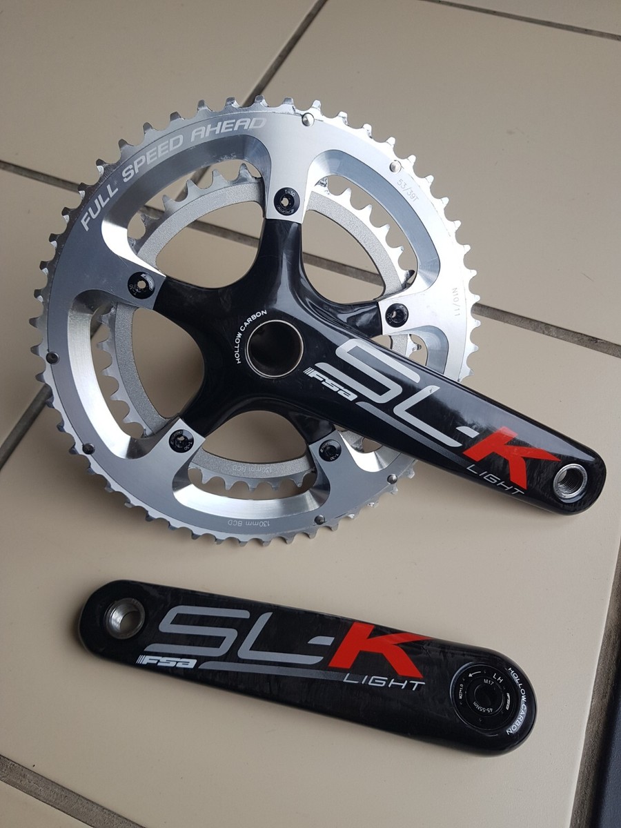 FSA SL-K Light Carbon Crankset 170mm 53/39 130BCD 10/11 Speed Ex
