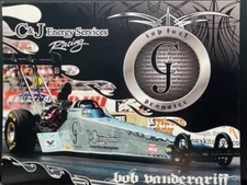 VRHTF NHRA VTG BOB VANDERGRIFF C&J ENERGY SERVICES TOP FUEL DRAGSTER" HAND OUT
