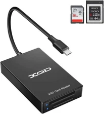 USB 3.0 XQD/SD 2 in 1 Card Reader, Sony XQD Memory Card Reader 5Gpbs Super Speed
