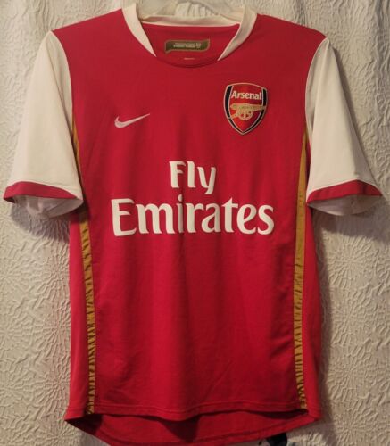 ARSENAL LONDON 2006/2007 FOOTBALL SOCCER SHIRT JERSEY HOME NIKE ORIGINAL SIZE S - Picture 1 of 8