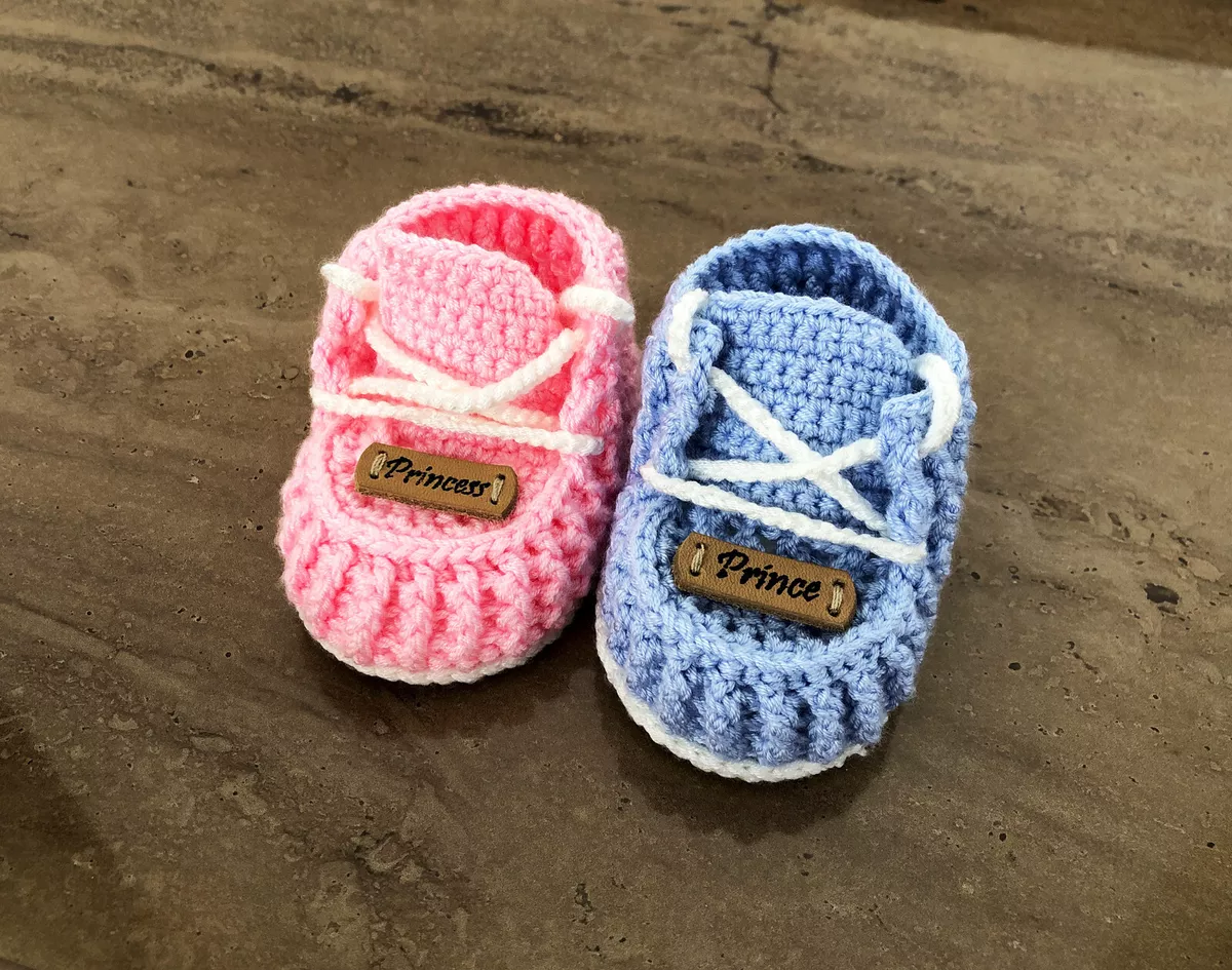 Crochet baby boy shoes Newborn baby booties Gifts For New Mom Preemie Crochet