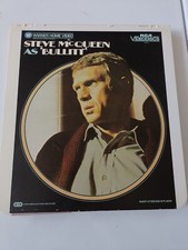 Steve McQueen as "Bullitt" CED Videodisc Selectavision