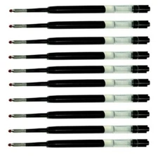 10 - GEL Ballpoint Refills for PARKER PEN - Fine Point .5mm - Plastic Barrel