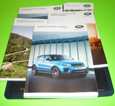 2018 RANGE ROVER EVOQUE OWNERS MANUAL SET GUIDE HANDBOOK 18 +CASE SE HSE Autobio