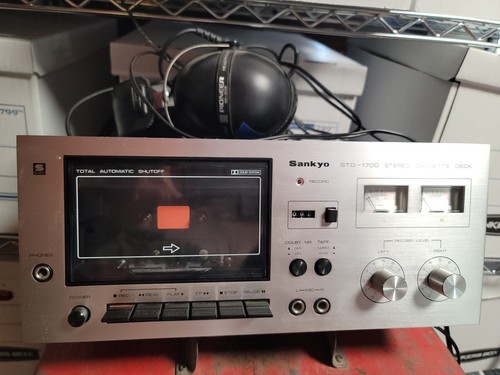 Vintage Sankyo STD-1700 Stereo Cassette Deck Dolby System