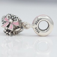 Pandora S925 ALE Everlasting Pink Wedding Bouquet Charm 791106