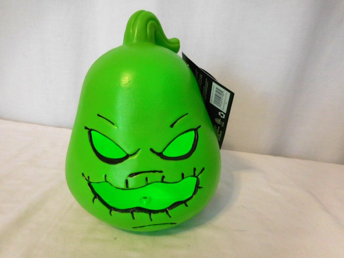 Nightmare Before Christmas Lighted Pumpkins Oogie Boogie Lights up