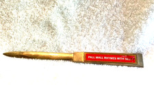 VINTAGE ADVERTISING TOBACCIANA BRASS LETTER OPENERS CIGARETTES PALL MALL (1)