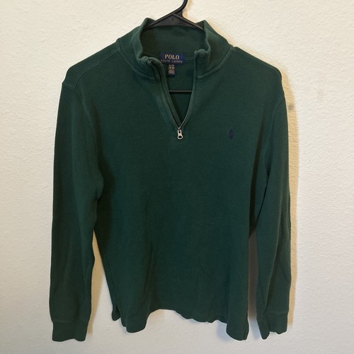 Polo Ralph Lauren - Youth Size XL-16/18 - 1/4 Zip Pullover - Green(12) - Picture 2 of 24