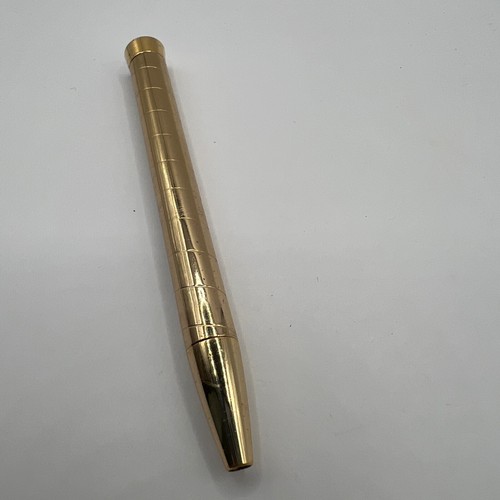 Lápiz delineador vintage Helena Rubinstein HR tono dorado metal retráctil cosméticos - Imagen 7 de 7