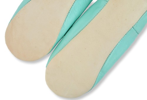 MOROCCAN LEATHER BABOUCHE SLIPPERS SHEEPSKIN SLIDES MULES WOMENS **HANDMADE** - Picture 145 of 205