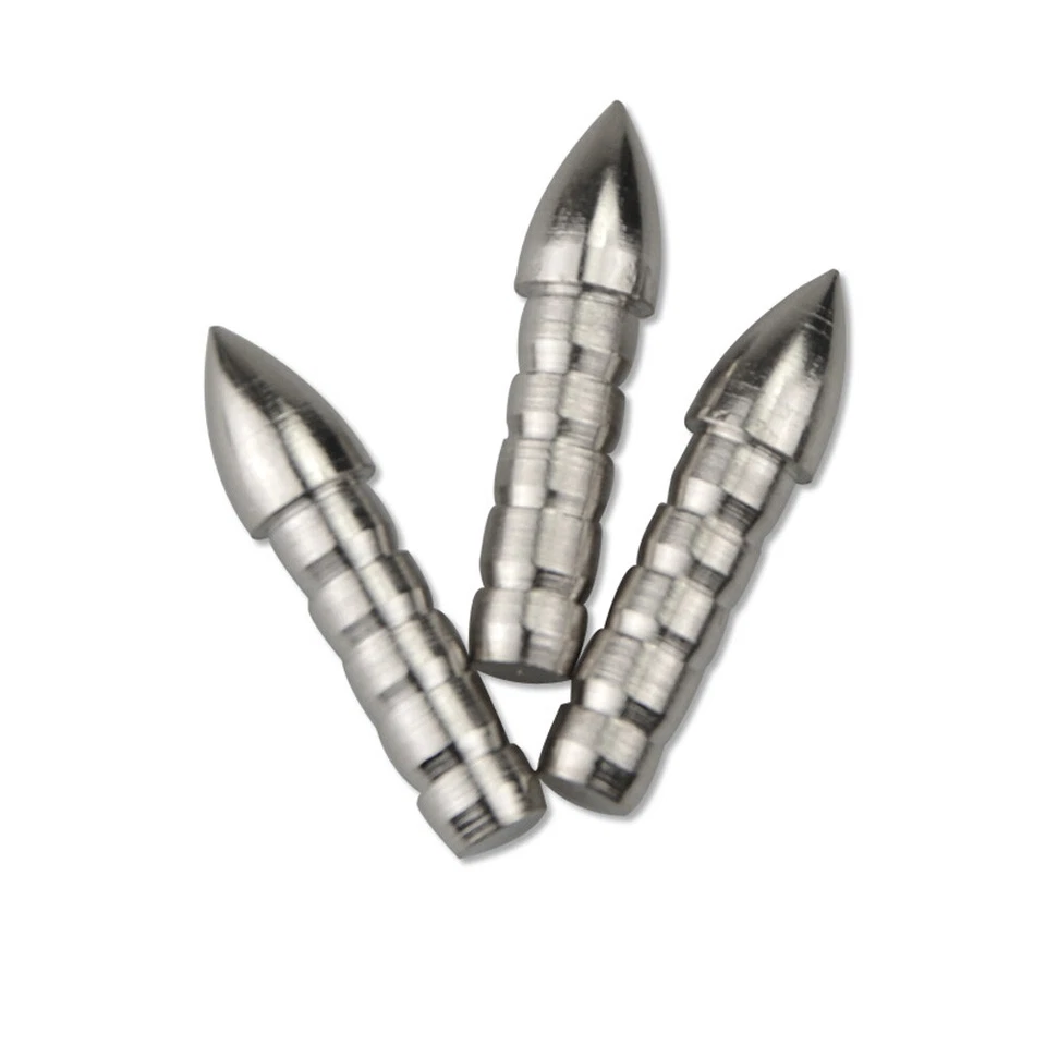 100gr Archery Arrowheads Insert Points ID6.2mm Arrow Shaft Field Tips Target - Image 4 of 4