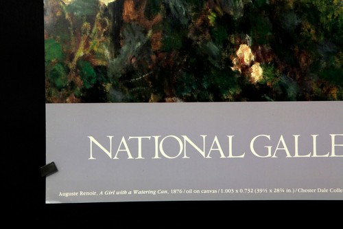 Pierre Auguste Renoir - A Girl With Watering Can,1876 - 1986 -Exhibition Poster - Picture 3 of 10