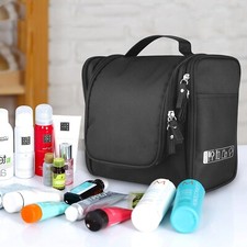 Men's Nylon Travel Hanging Toiletry Bag Cosmetic Shaving Wash Bag Dopp Case Kit