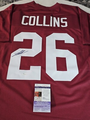 Landon Collins Autographed/Signed Jersey JSA COA Red Custom