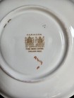 Rare Paragon Teacup Saucer  Maroon/ Red & Gold Gilt- 4 Cabbage Roses Dbl Warrant — photo 8