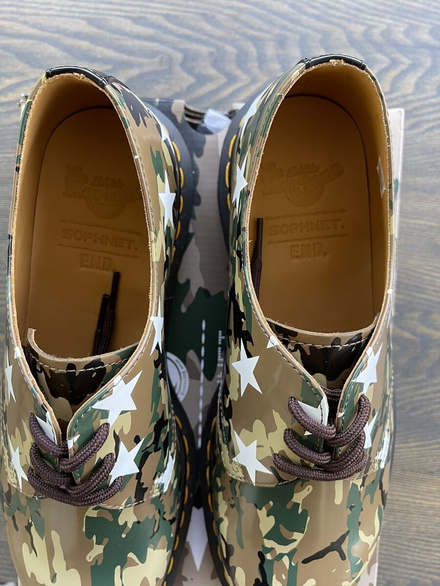 Dr Martens x End x Sophnet Camouflage 1461 Shoes Men's US 10 Dr Martens x End x Sophnet Camouflage 1461 Shoes Men's US 10