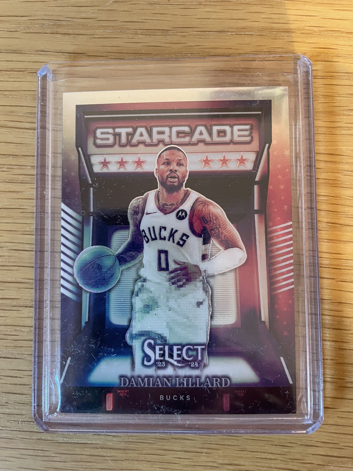 2023-24 Panini Select Damian Lillard Starcade SSP Case Hit - Card #3