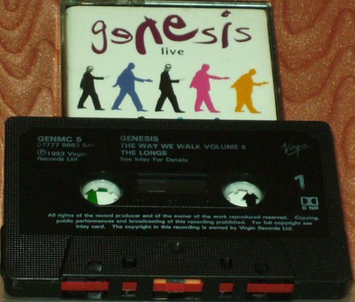GENESIS LIVE THE WAY WE WALK VOL 2 THE LONGS CASSETTE ALBUM Soft Rock, Synth-pop - Picture 2 of 12