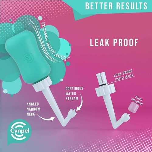 NEU Cynpel Peri Flasche tragbares Bidet Sprayer mit Reisetasche 450 ml postpartal - Bild 5 von 5
