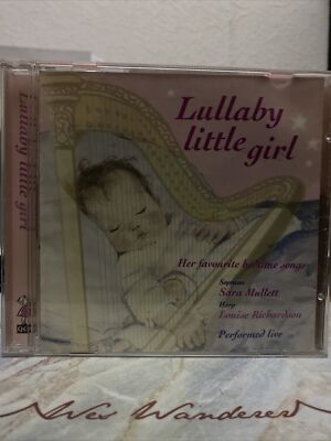 Lullaby Little Girl Audio CD Bedtime Harp Songs Children Babies by Sara Mullett