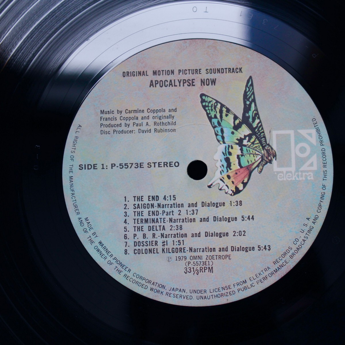 ORIGINAL 1979 APOCALYPSE NOW SOUNDTRACK VINYL LP DELUXE NM DOORS