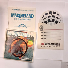 VINTAGE GAF MARINELAND OF THE PACIFIC VIEW-MASTER REELS BOOKLET