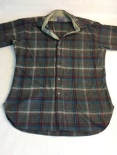VTG Pendleton Virgin Wool Shirt Men’s L Plaid Flannel Made In USA Long Sleeve