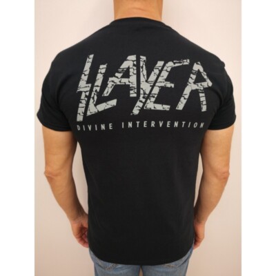 SLAYER-Divine Intervention Black T-Shirt testament | eBay