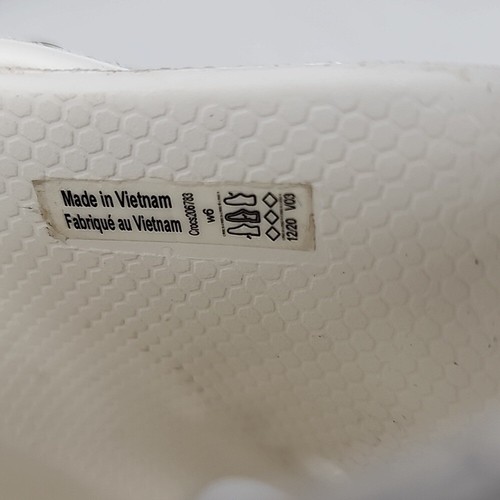 Zoccolo donna Crocs classico Bae glitter borchie plateau zeppa bianco taglia W6 - Foto 10 di 16