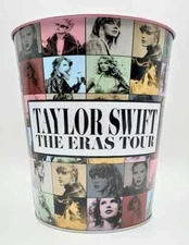 AMC EXCLUSIVE Eras Tour Movie TAYLOR SWIFT Popcorn Bucket Pink Tin PACKAGED NEW