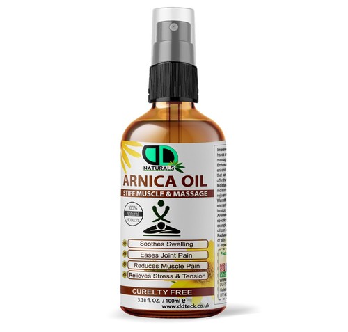 "100% Pure Arnica Oil for Stiff Muscles & Soothing Massage – Natural Pain Relief - Picture 14 of 25