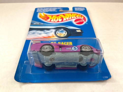 Hot Wheels GT RACER - 1990 BLUE CARD International No # (US #74) 1789 - Picture 3 of 4