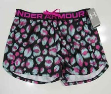 Under Armour Girls Youth UA Play Up Shorts YLG 1363371-006 Nwt