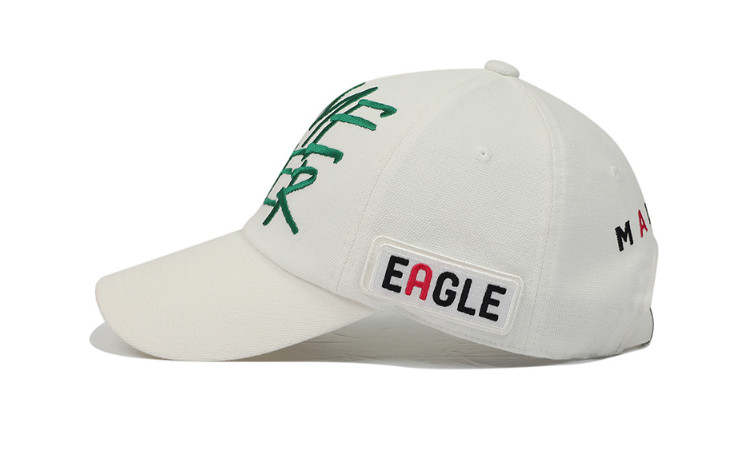 Malbon Golf [SQUID GAME COLLECTION] Ball Cap WHITE / ML Size image 3
