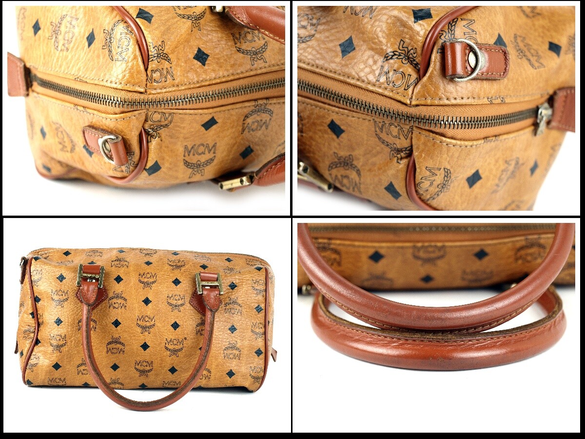 mcm purse brown