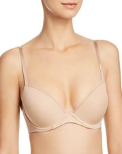 Calvin Klein L53942 Womens Beige Lift Demi Bra Size 32C