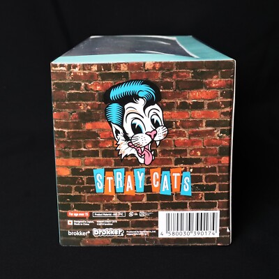 STRAY CATS brokker Toy Figure Set 1980s Rockabilly Era 3 Members