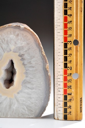 Polished Quartz Crystal Geode Gemstone Bookend Quartz Gem - Picture 2 of 7