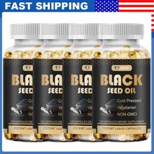 1000mg Black Seed Oil Pills,Premium Cold Pressed,Non-GMO,Vegan,Premium BlackSeed