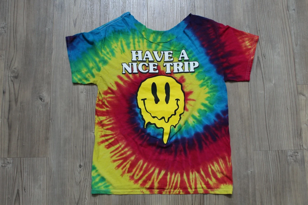 HAVE A NICE TRIP FESTIVAL DYE t-shirt size Medium | eBay