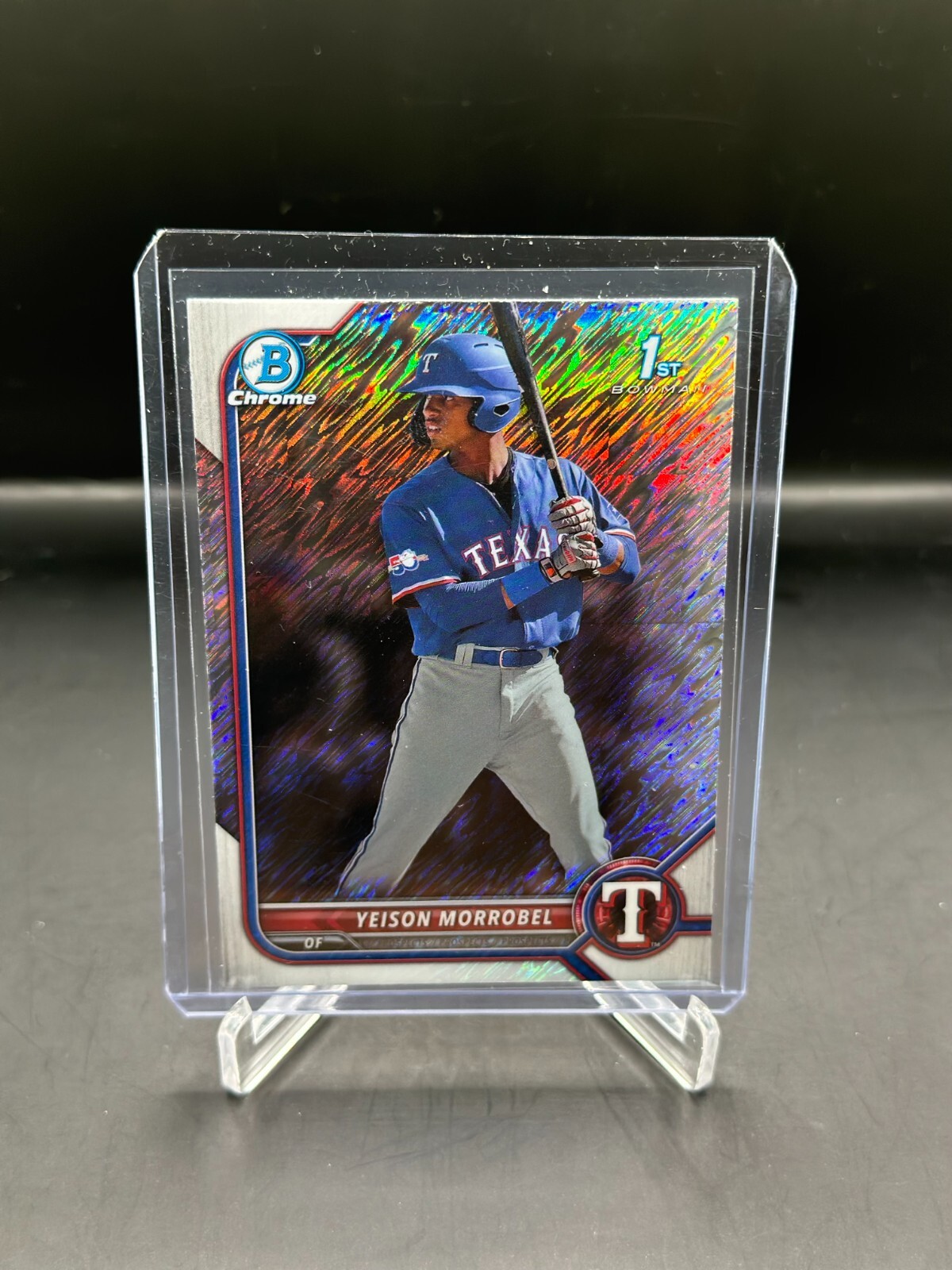 2022 Bowman Chrome Prospects Yeison Morrobel 1st Bowman Shimmer Ref #BCP200