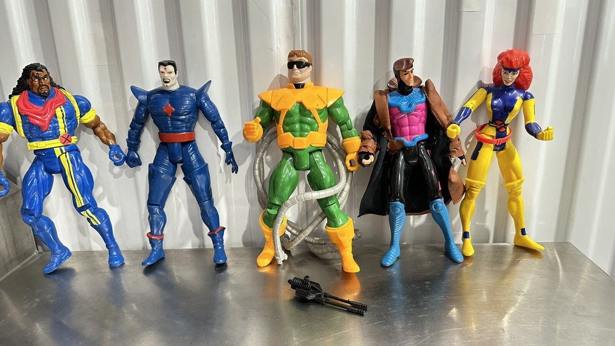 90's X-MEN Lot 5 Collector Figure X-man Mr.Octopus Jean Grey