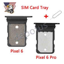 SIM Card Tray Holder Replacement Slot Single For Google Pixel 6/ Pixel 6 Pro PIN