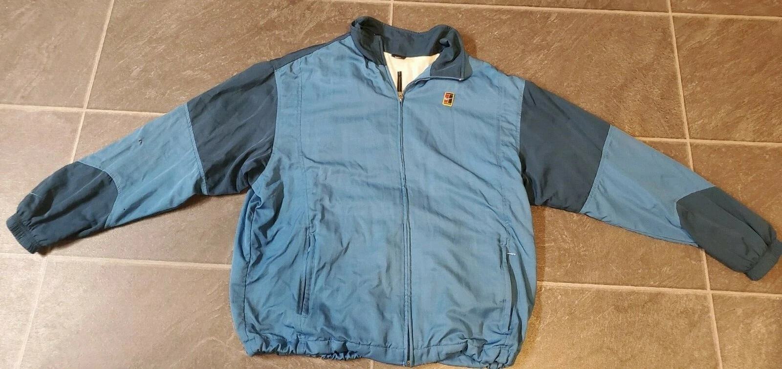 VESTE COUPE VENT NIKE TENNIS VINTAGE ANNÉES 90 TAILLE XL CHALLENGE SUPREME AGASSI